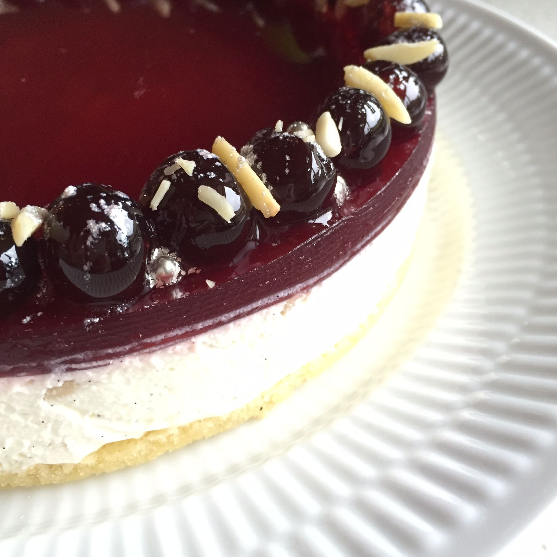 Cheesecake ris a la mande kage ditte julie jensen