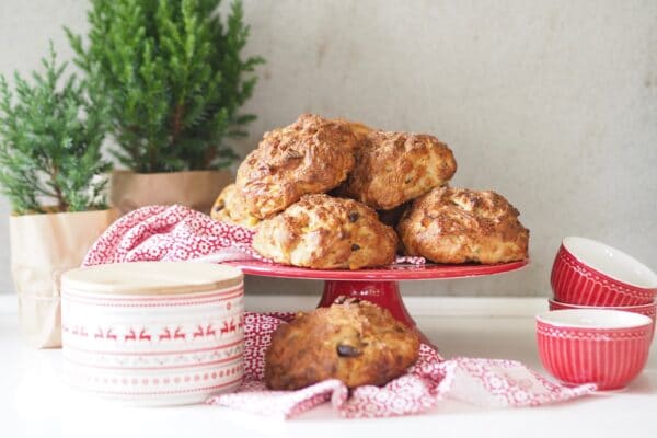 Juleboller // Julebrud med appelsin og tranebær