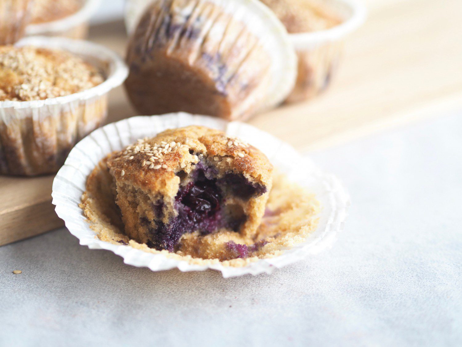 Børnevenlige blåbærmuffins uden sukker
