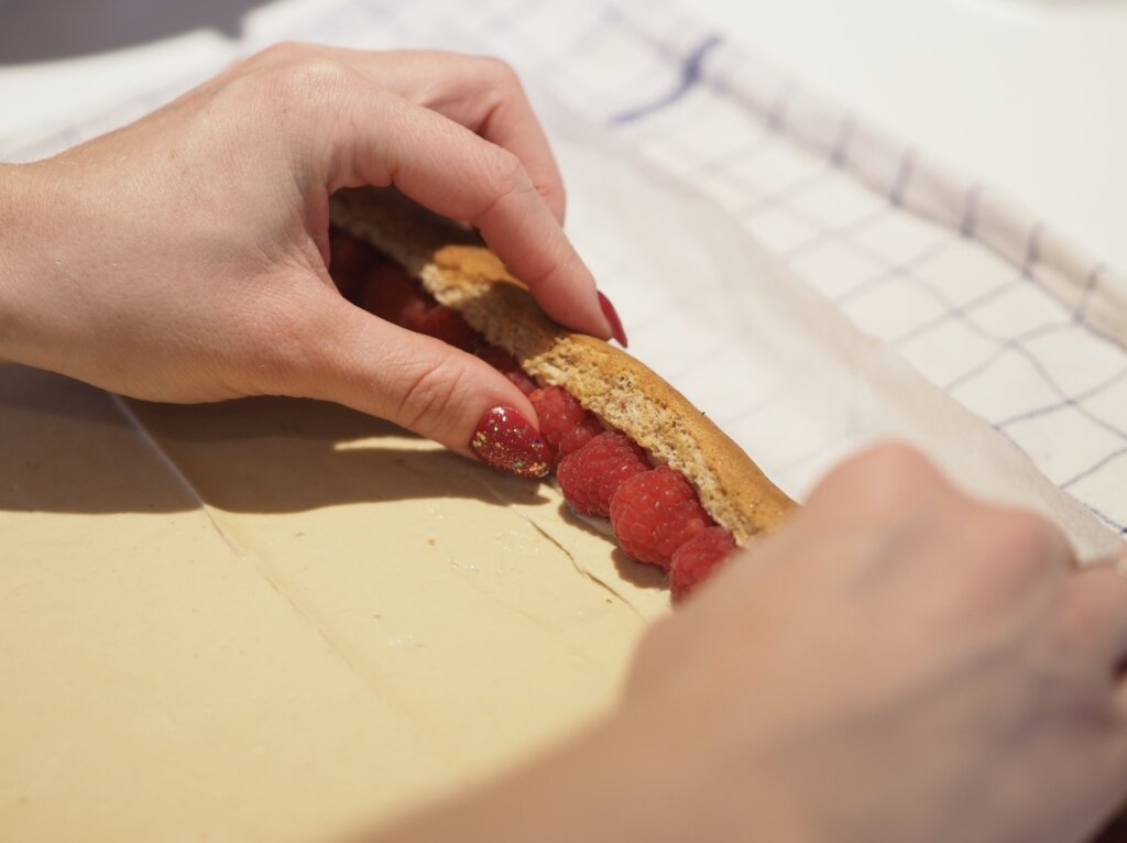 hindbaerroulade roulade