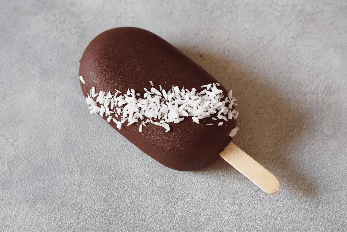 Bountyis m. mørk chokolade