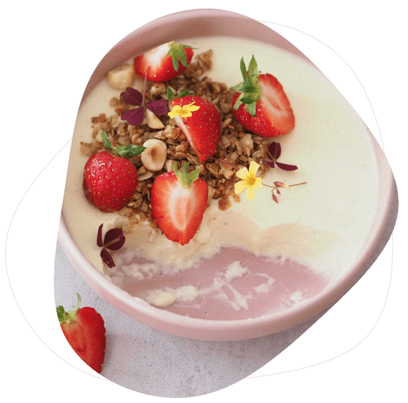 Koldskåls panna cotta