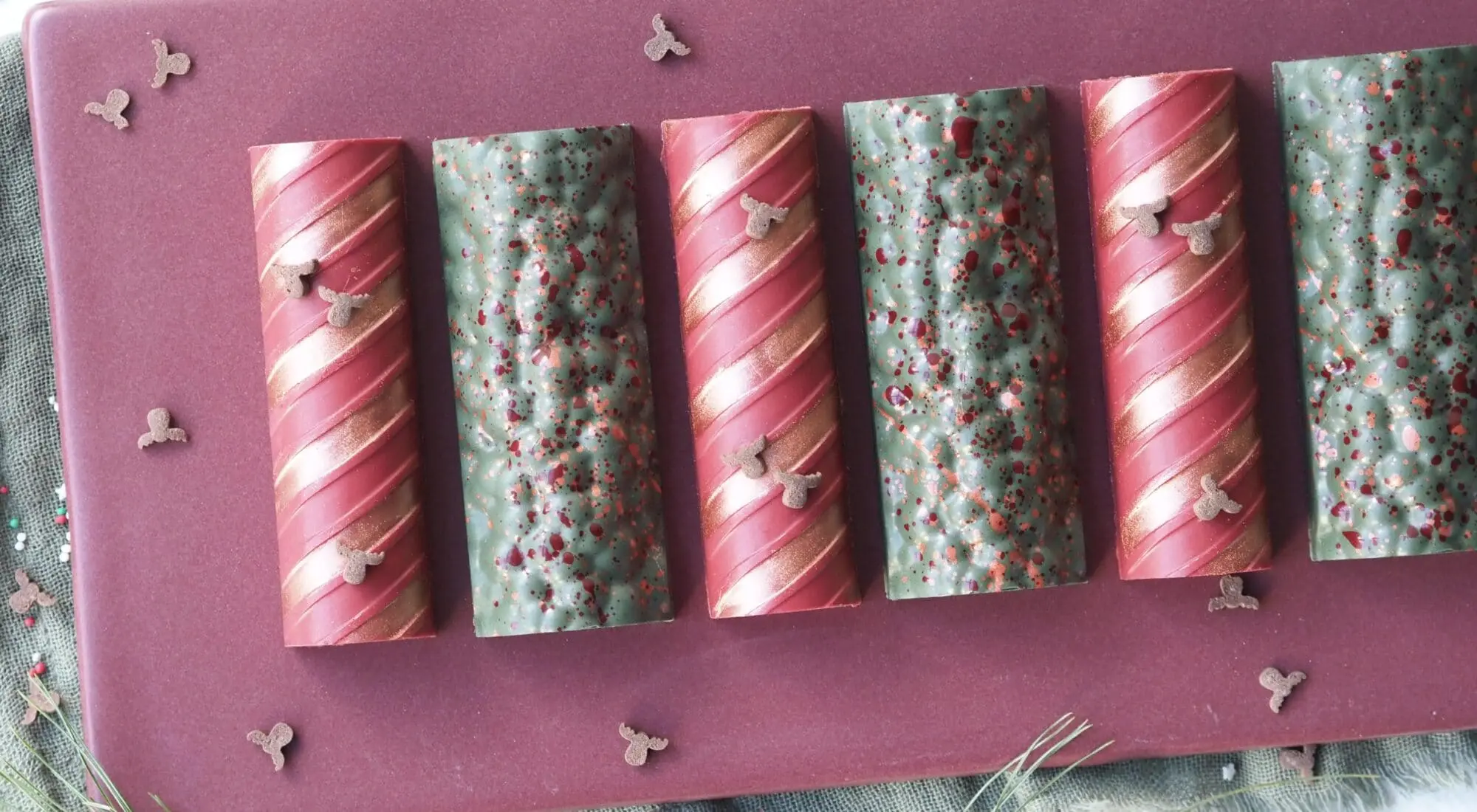 Jule chokoladebarer