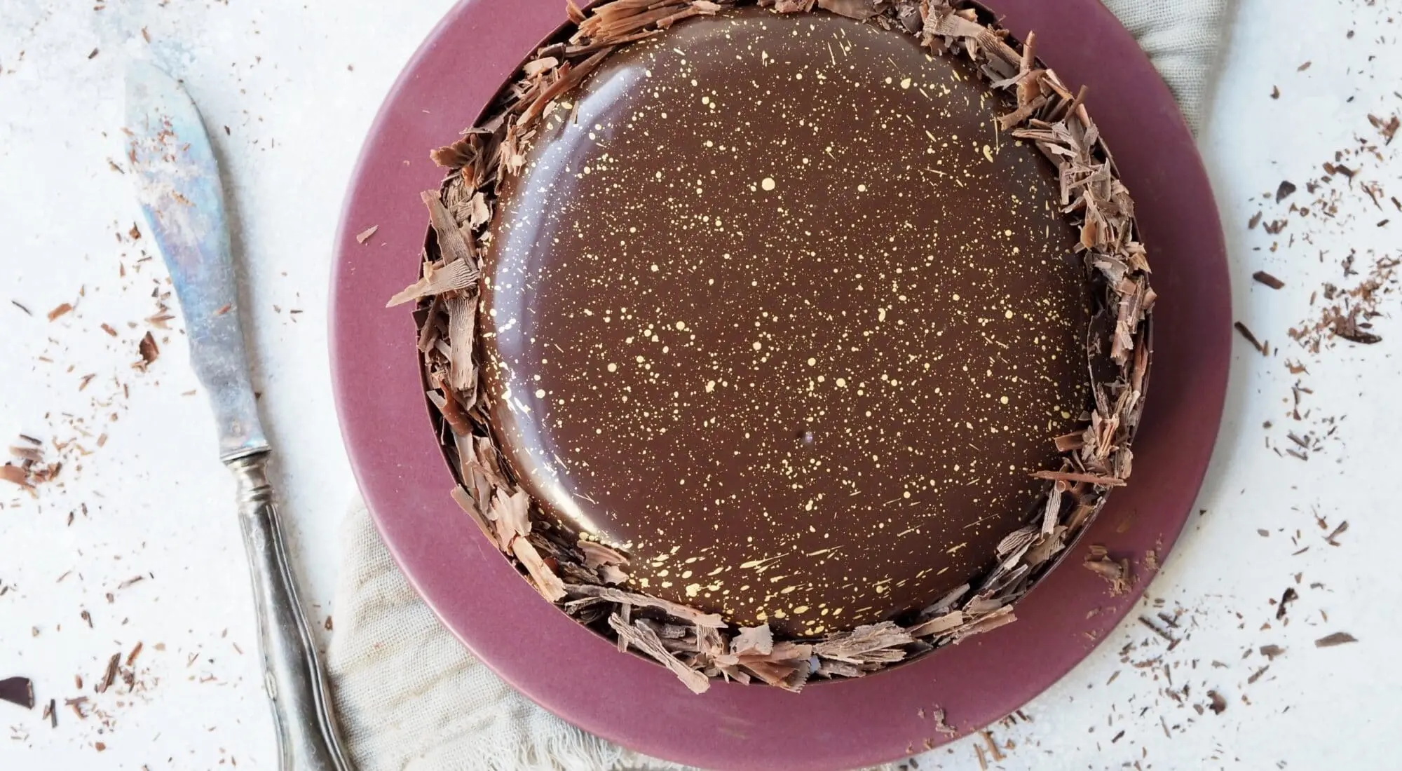 Banantærte m. chokolade