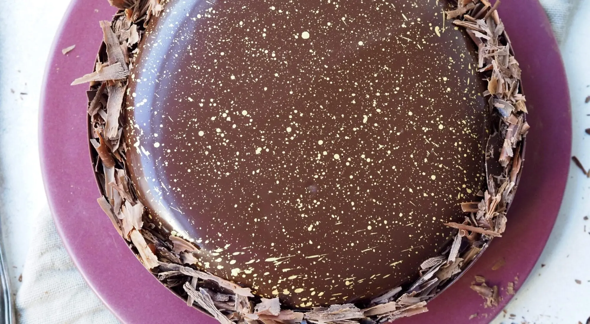 Banantærte m. chokolade