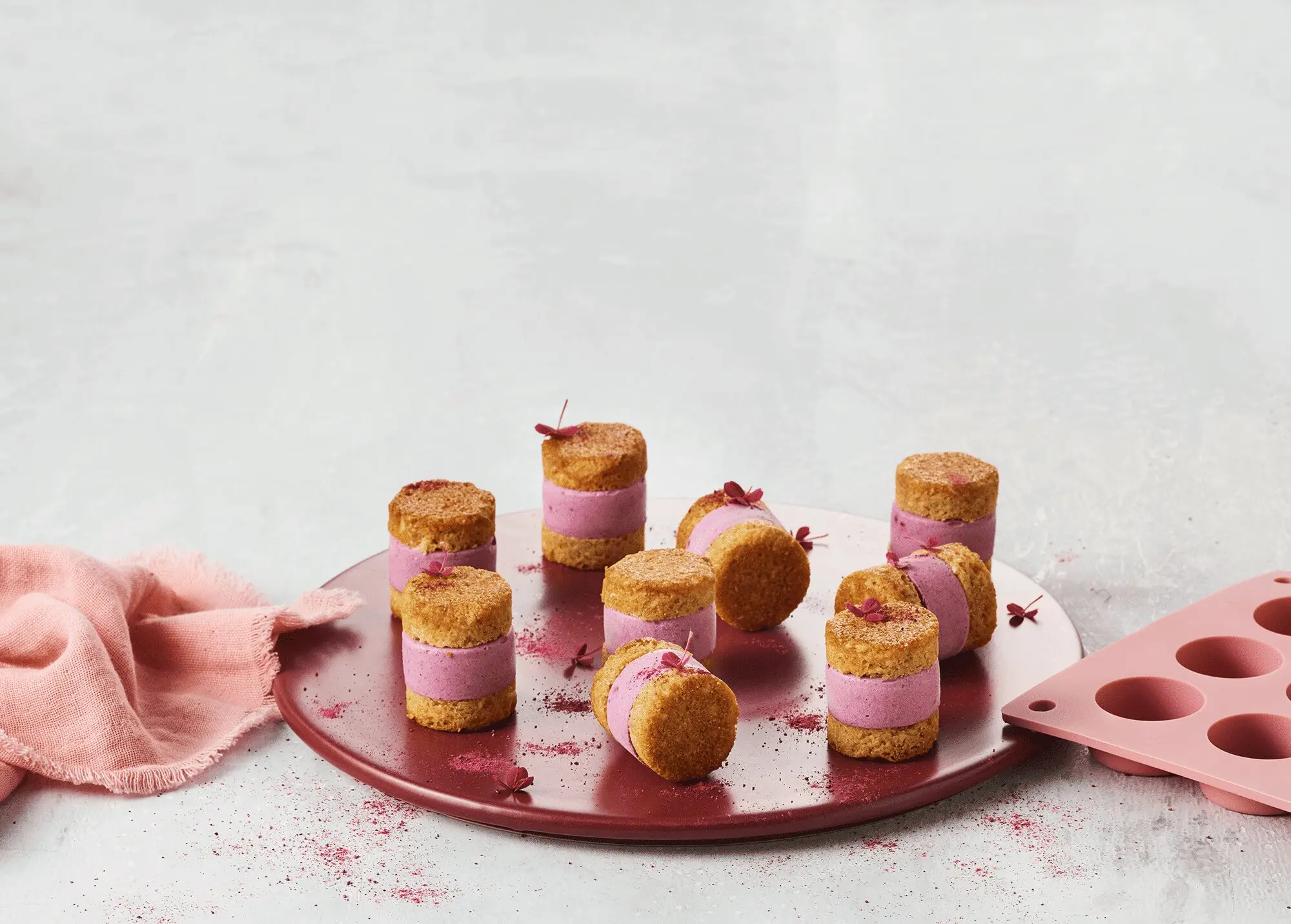 Små cookie is sandwich på By Ditte Julie fad
