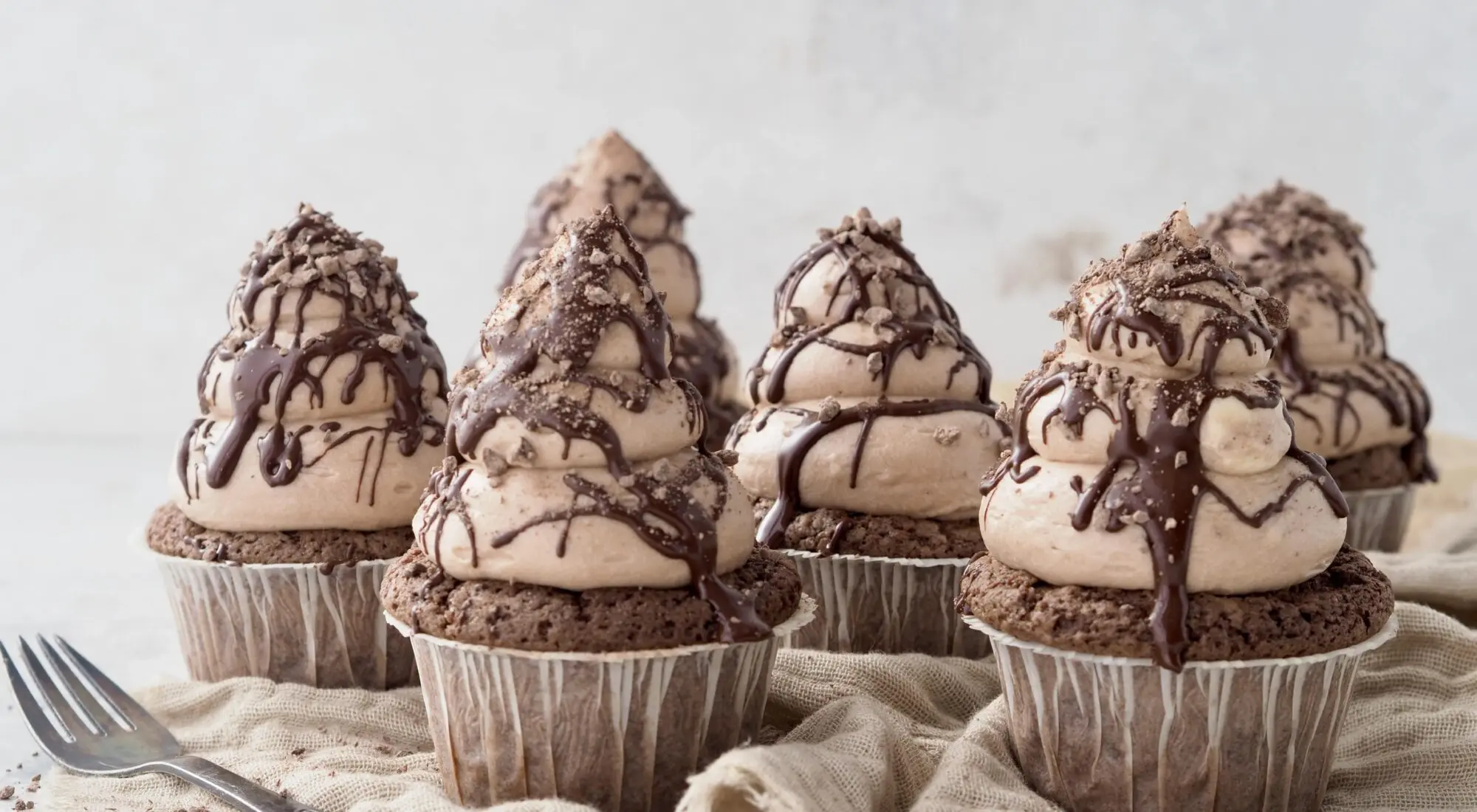 Triple chocolate cupcakes