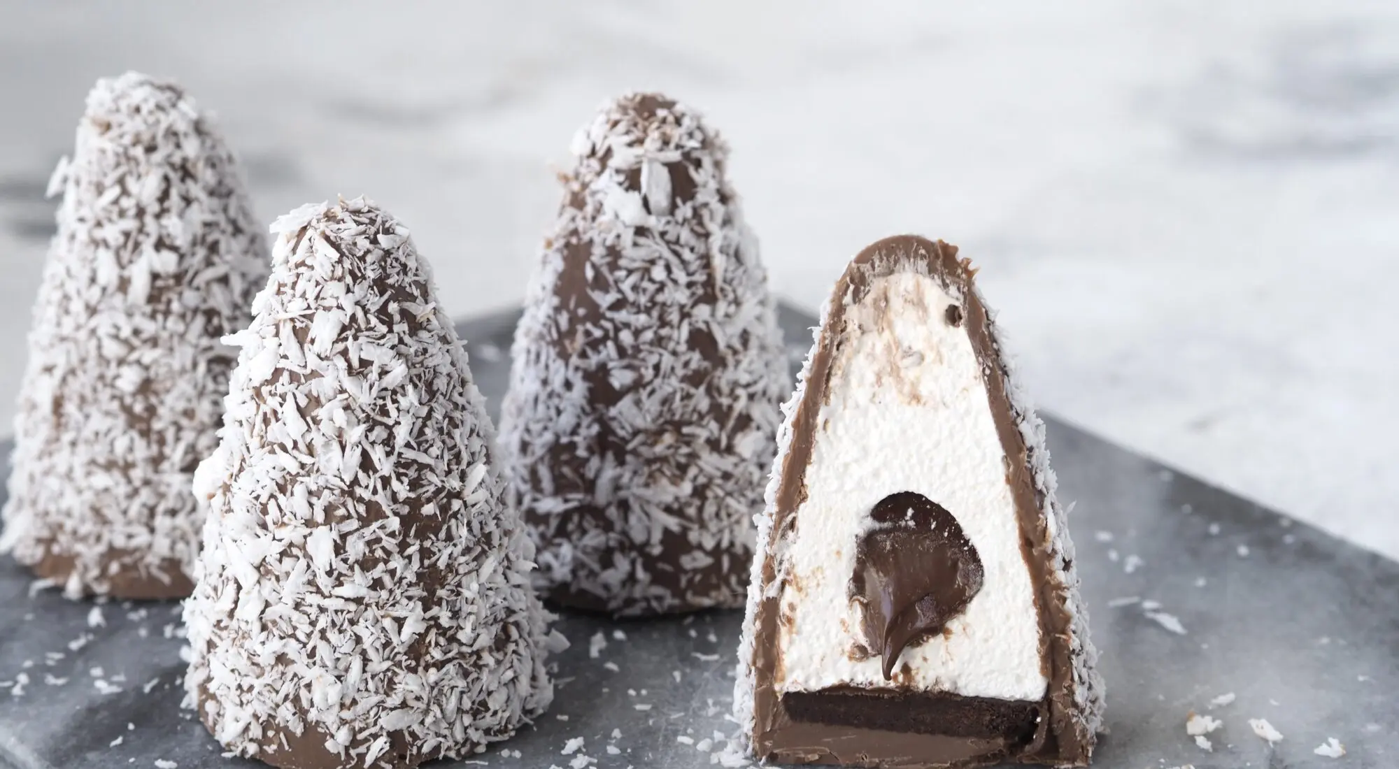 Klassiske flødeboller med kokos