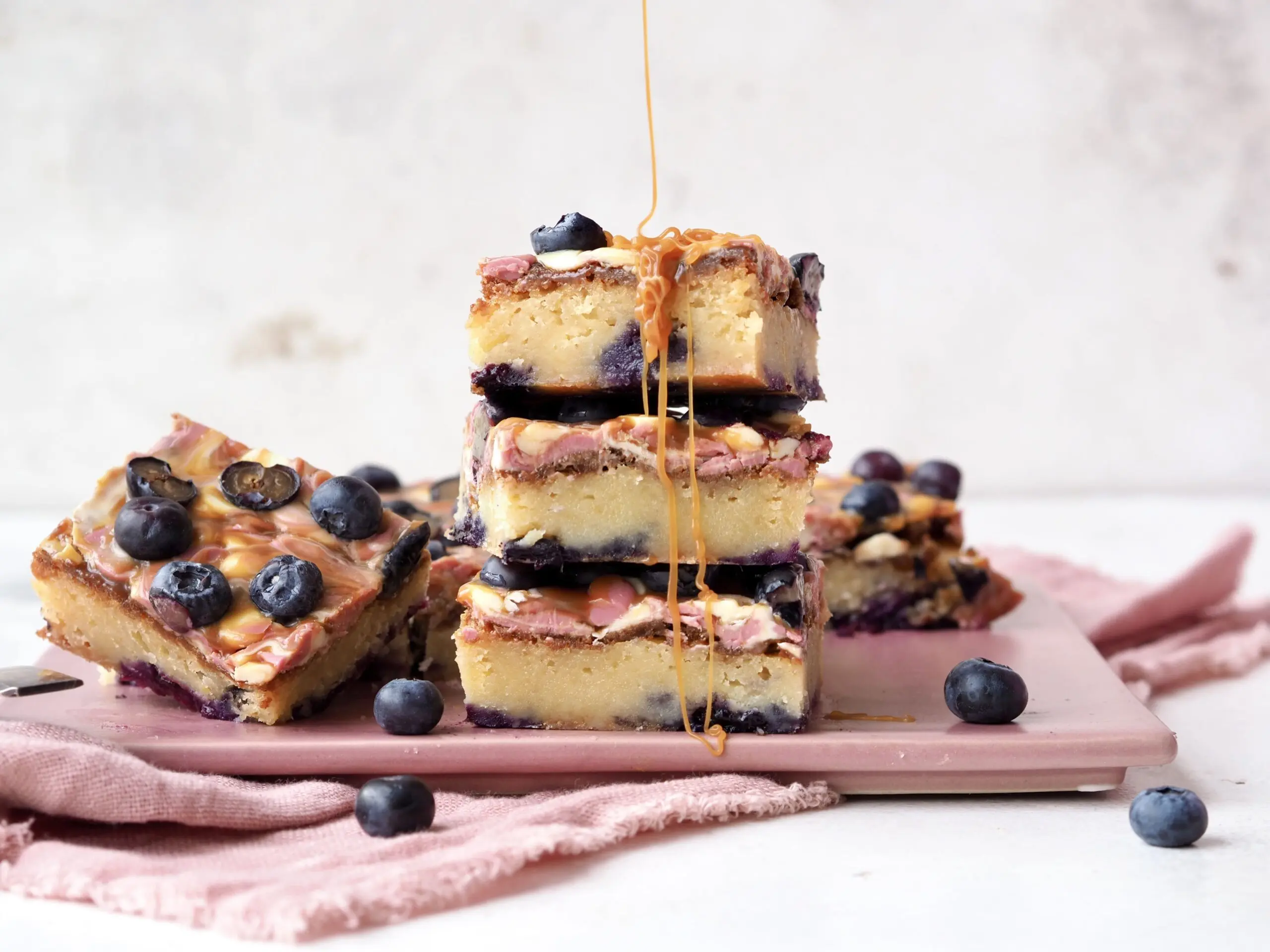 Glutenfri blondie med blåbær7-min