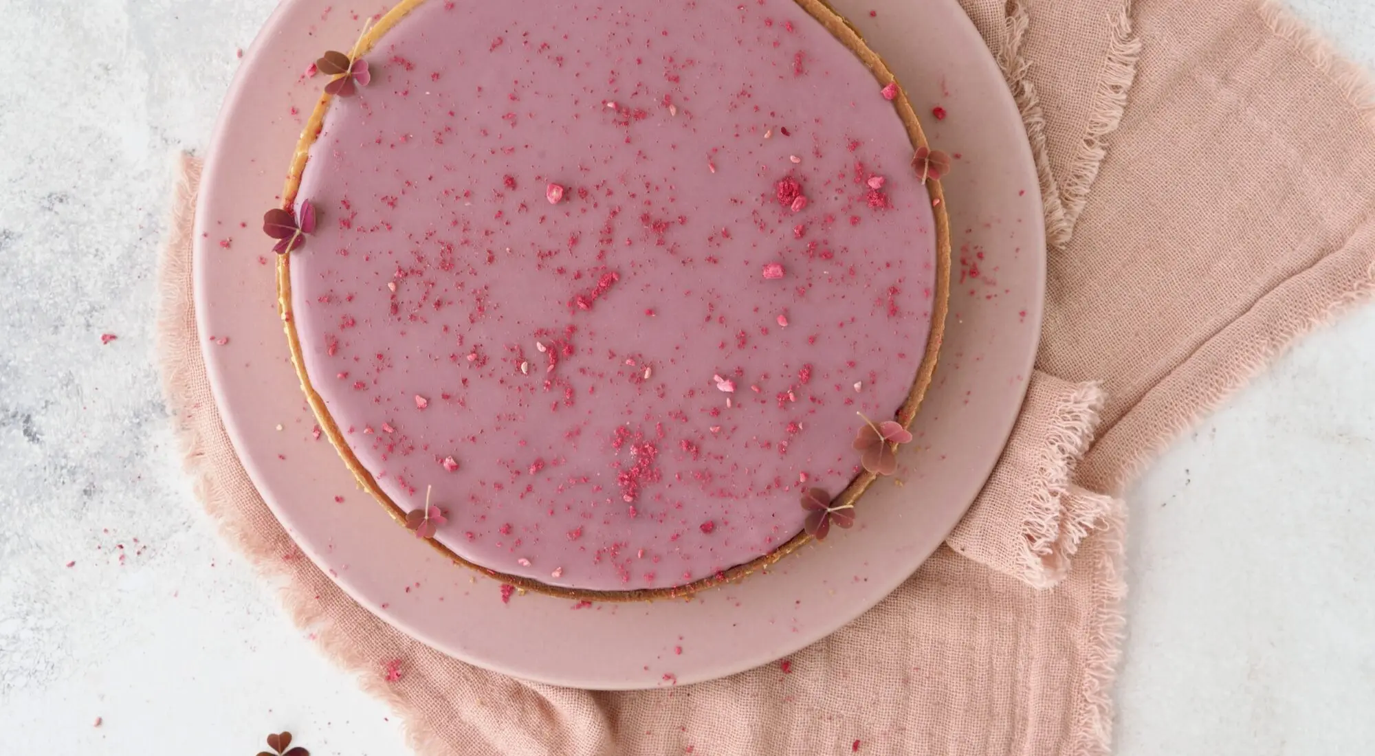Hindbærtærte med hjemmelavet marmelade