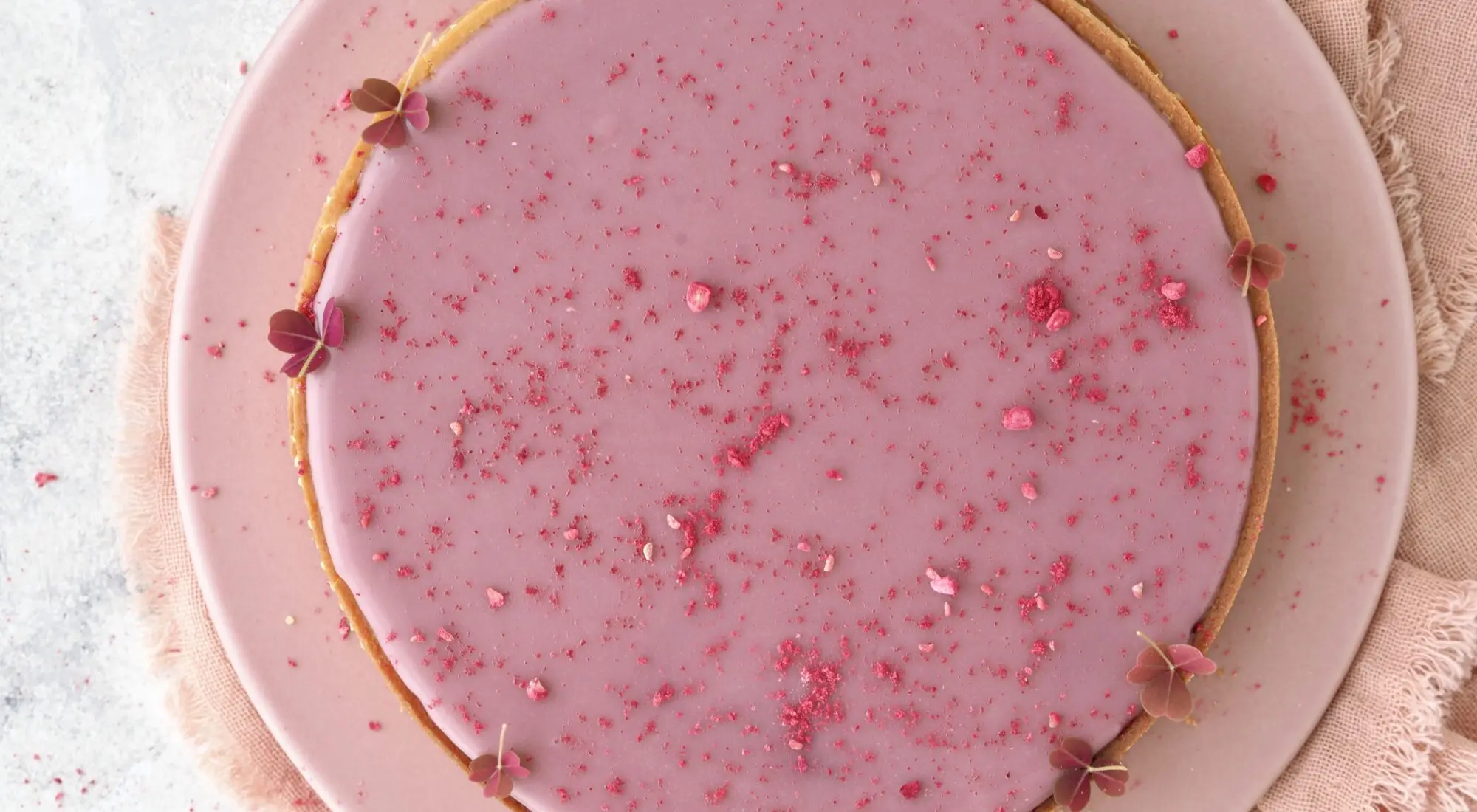 Hindbærtærte med hjemmelavet marmelade