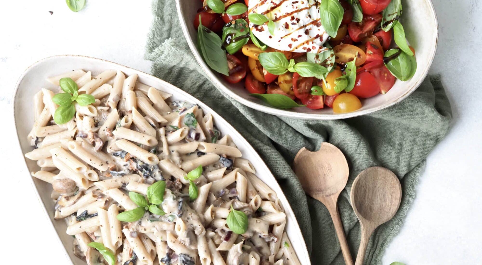 Glutenfri pastaret med svampe