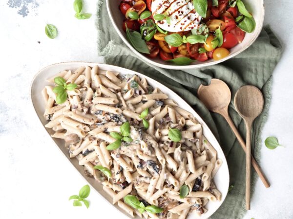 Glutenfri pastaret med svampe