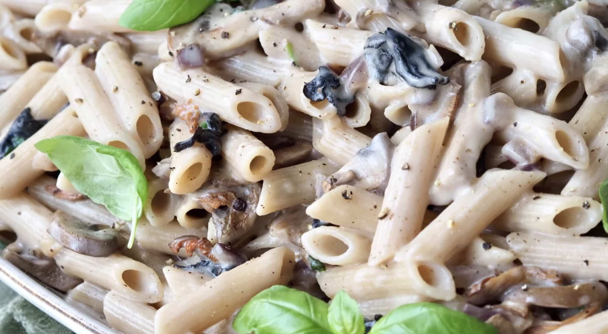 Glutenfri pastaret med svampe